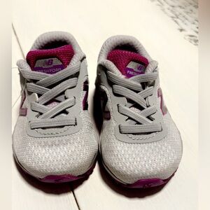 New Balance Kids Sneakers - Gray and Purple